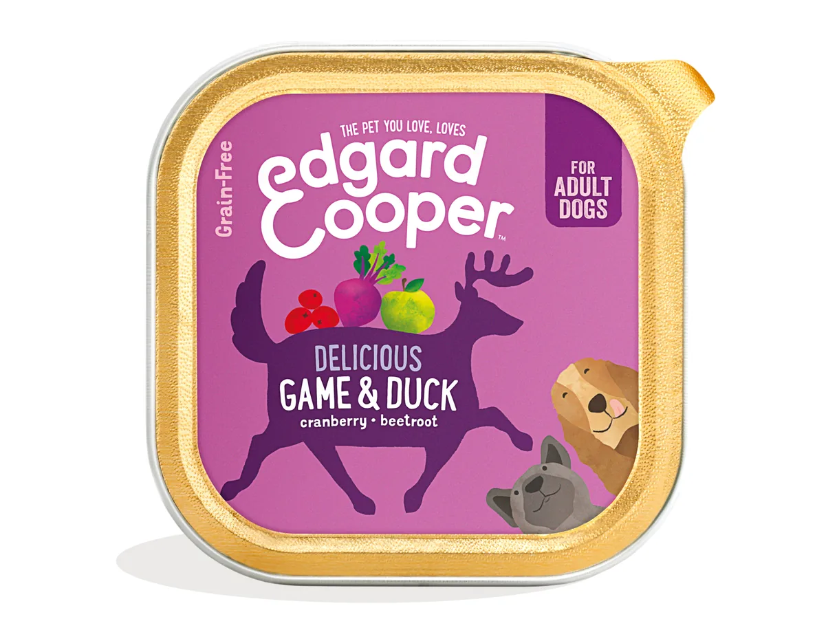 Imagen de Edgard & Cooper Tarrina Paté Venado y Pato para Perros 150g