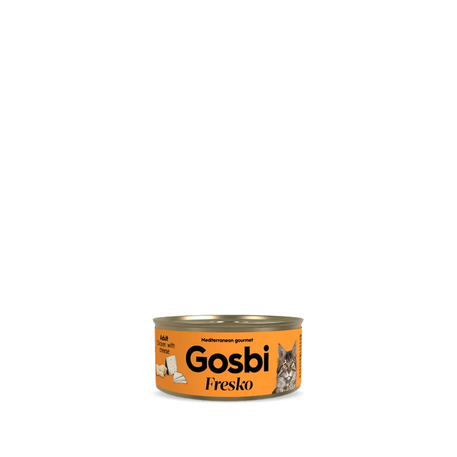 Imagen de Gosbi Fresko Cat Adult Chicken with Cheese 70 g