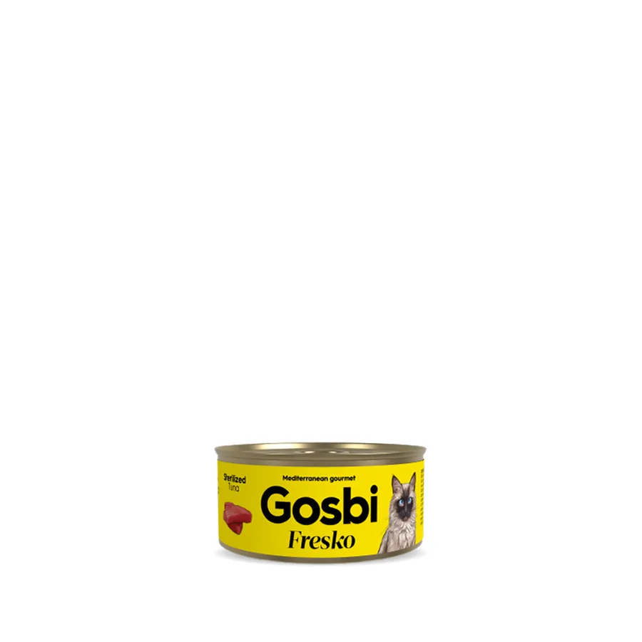 Imagen de Gosbi Fresko Cat Sterilized Tuna 70 g
