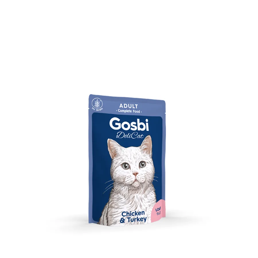 Imagen de Gosbi Delicat Adult Chicken & Turkey 70 g