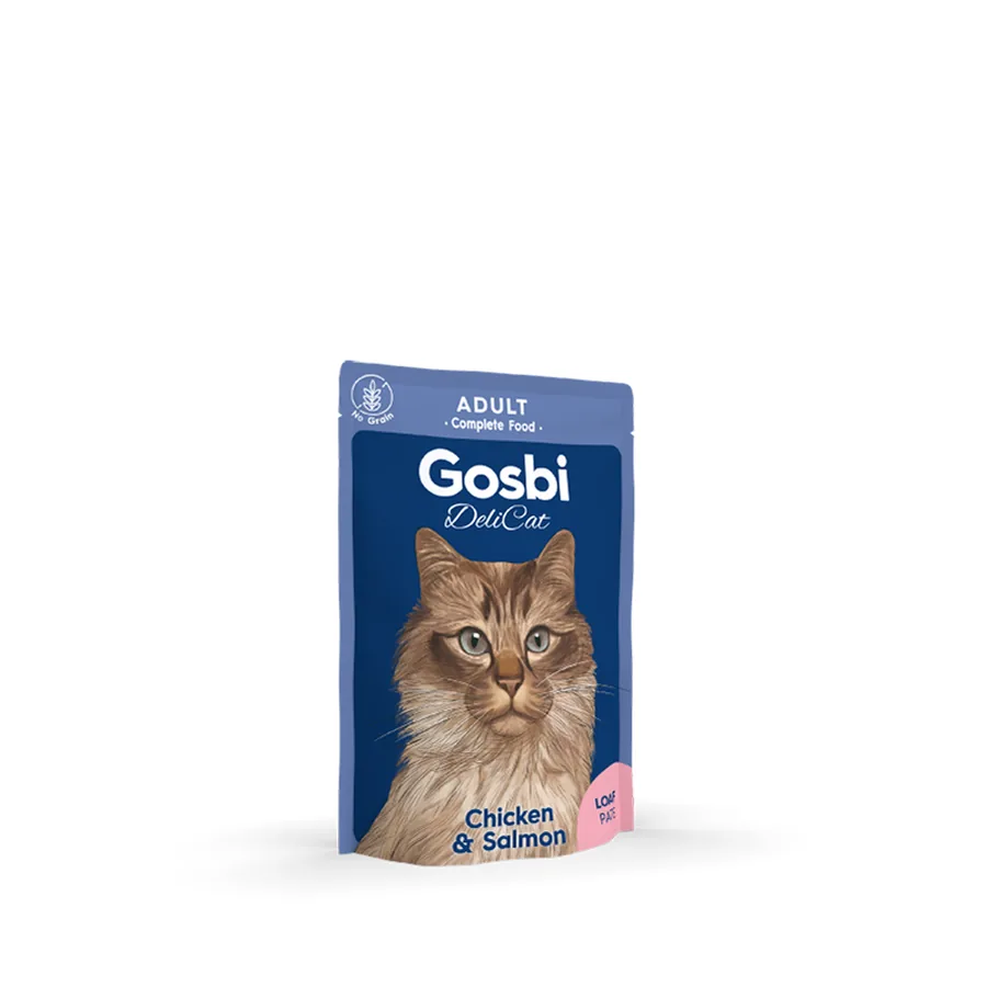 Imagen de Gosbi Delicat Adult Chicken & Salmon 70 g