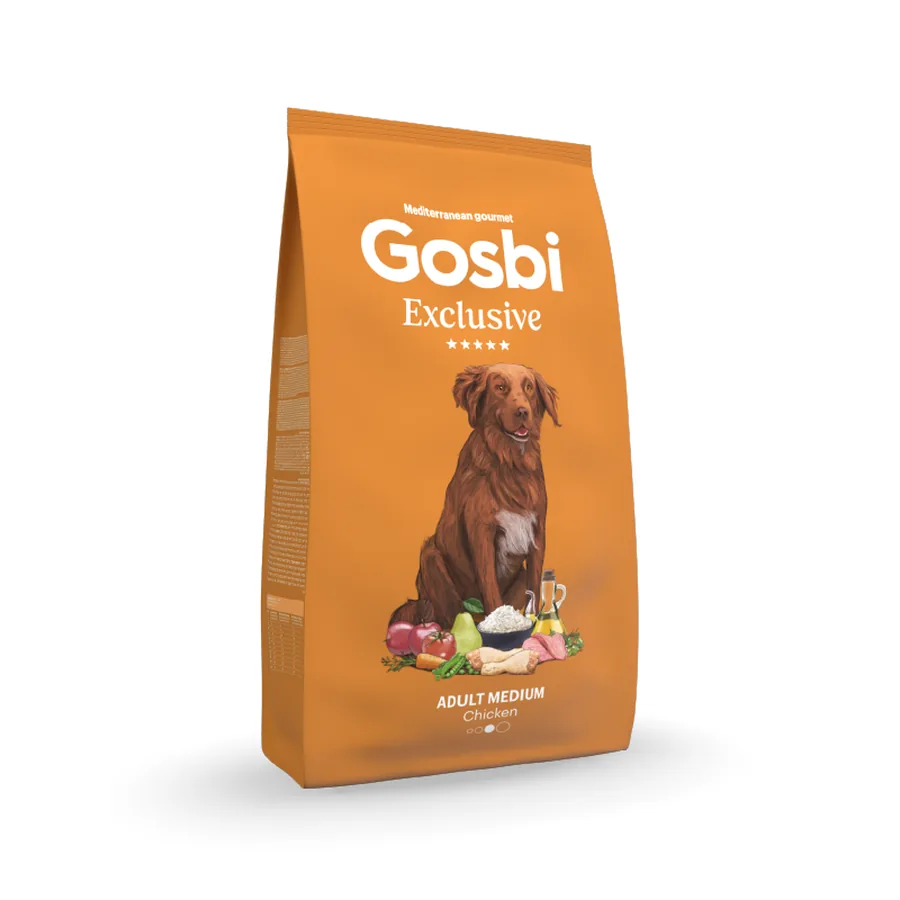 Imagen de Gosbi Exclusive Dog Adult Medium Chicken 3 kg