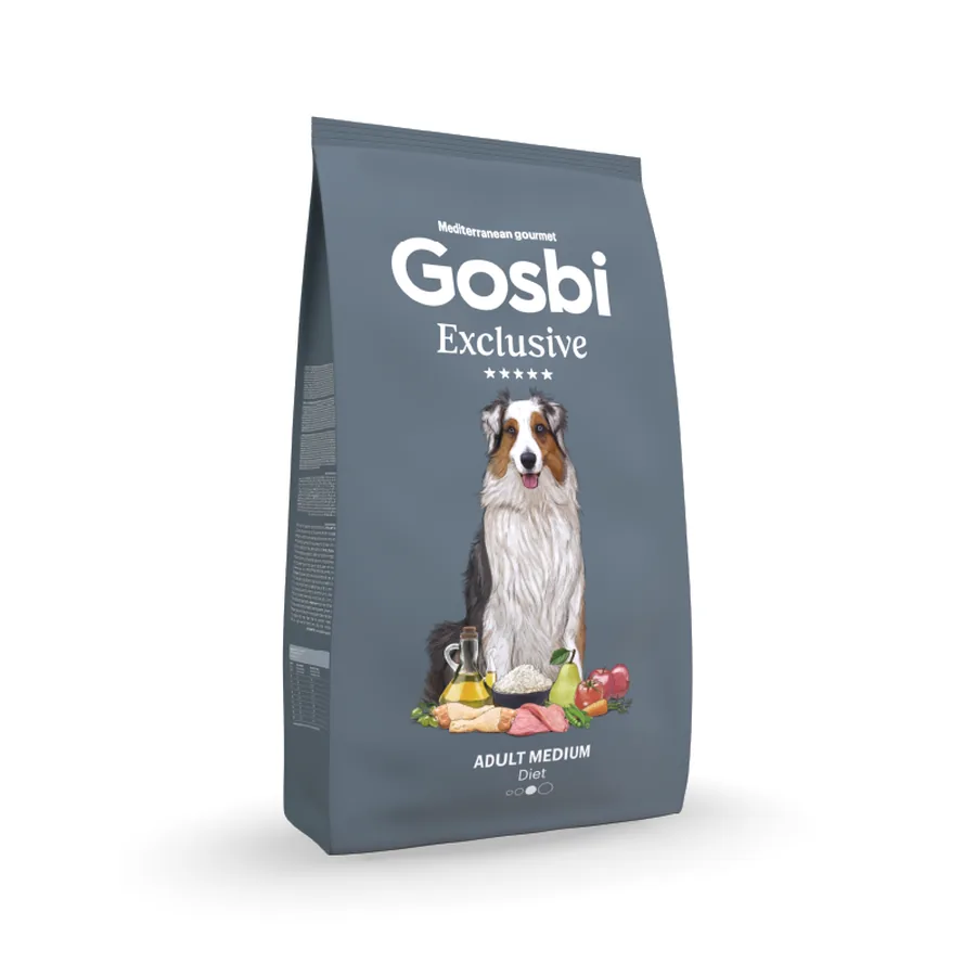 Imagen de Gosbi Exclusive Dog Adult Medium Diet 12 kg