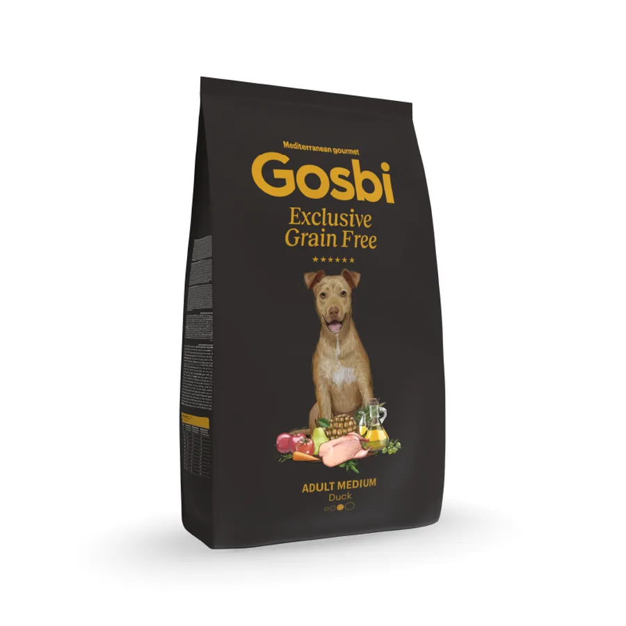 Imagen de Gosbi Exclusive Grain Free Dog Adult Medium Duck 3 kg