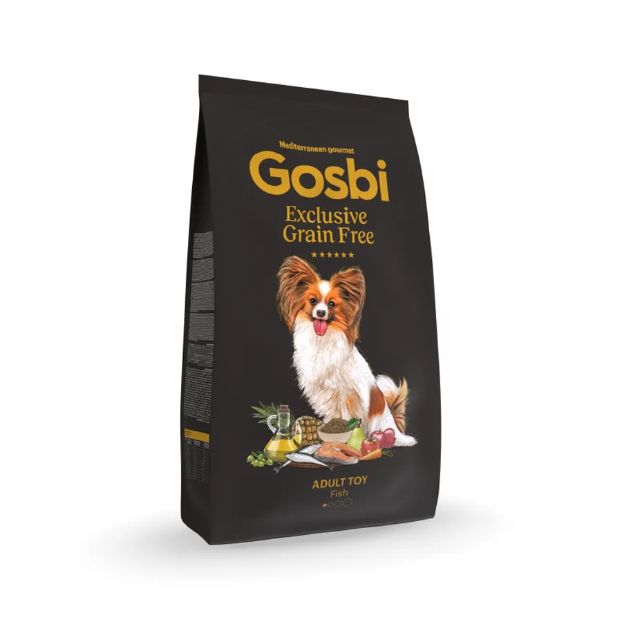 Imagen de Gosbi Exclusive Grain Free Dog Adult Toy Fish 2 kg