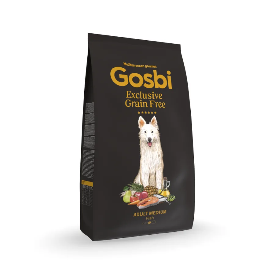 Imagen de Gosbi Exclusive Grain Free Dog Adult Medium Fish 3 kg