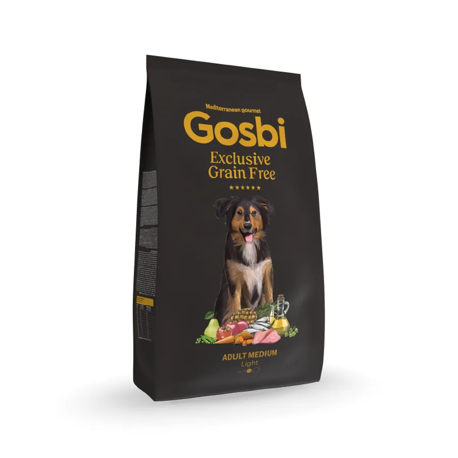 Imagen de Gosbi Exclusive Grain Free Dog Adult Medium Light 3 kg