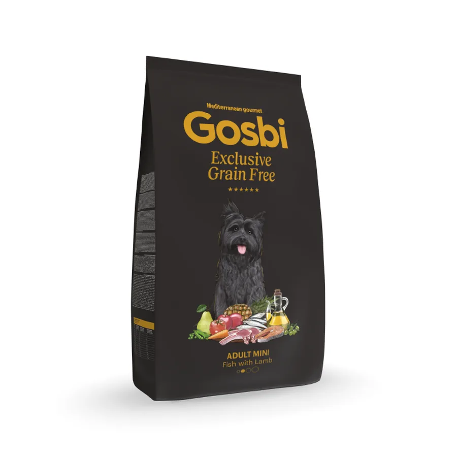 Imagen de Gosbi Exclusive Grain Free Dog Adult Mini Fish with Lamb 500 g