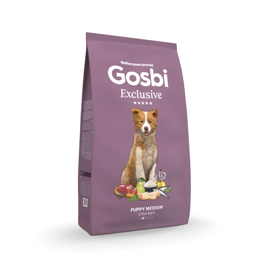 Imagen de Gosbi Exclusive Dog Puppy Medium Chicken 500 g