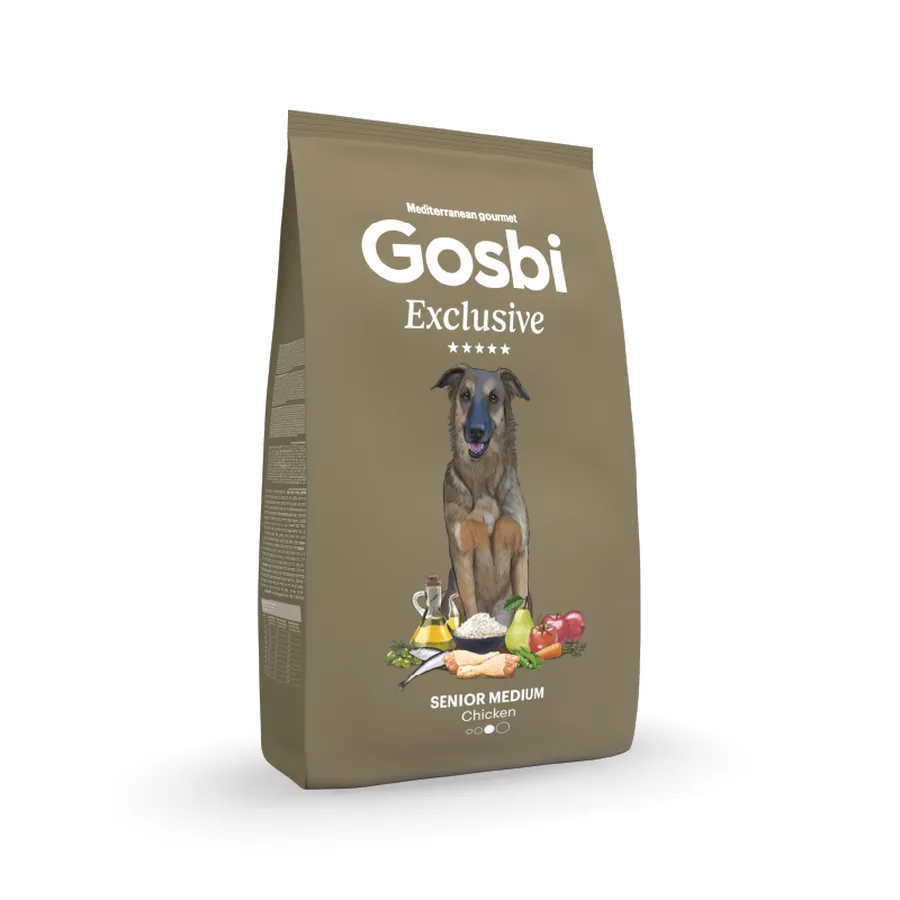 Imagen de Gosbi Exclusive Dog Senior Medium Chicken 3 kg
