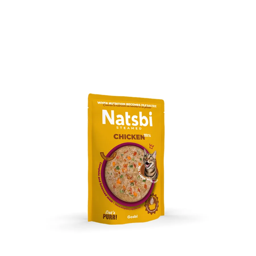 Imagen de Natsbi Steamed Cat Chicken 80 g