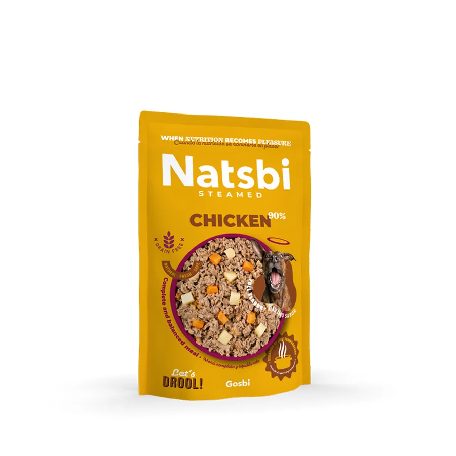 Imagen de Natsbi Steamed Dog Chicken 500 g
