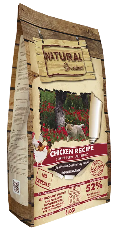 Imagen de Natural Greatness Pienso Pollo Cachorro para Perros 6Kg