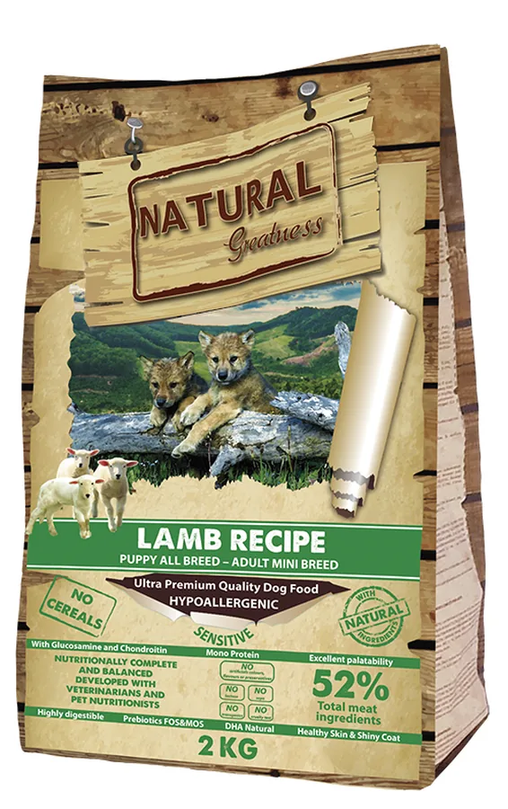 Imagen de Natural Greatness Pienso Cordero Mini para Perros 2Kg