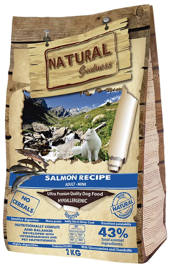 Imagen de Natural Greatness Pienso Salmón Mini para Perros 2Kg