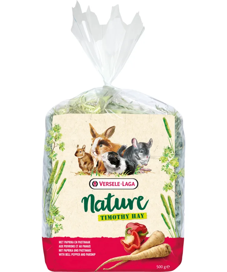 Imagen de Versele Laga Heno Nature de Pimiento y Chirivía para Roedores