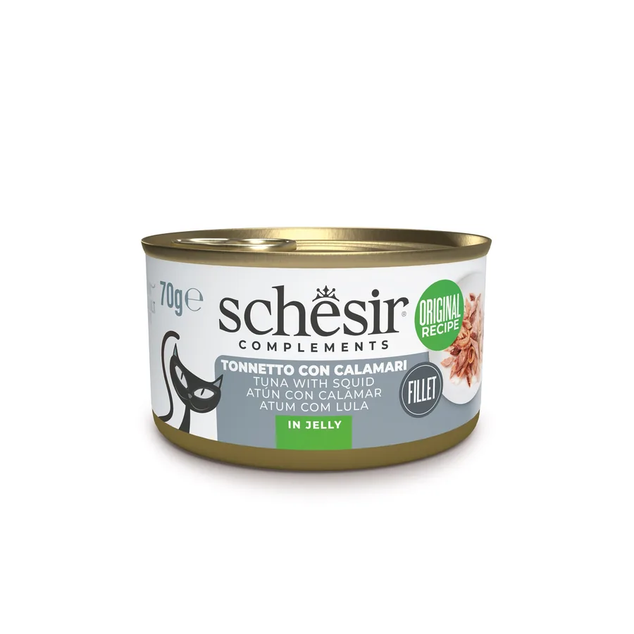 Imagen de Schesir Comida Húmeda de Atún con Calamares para Gatos