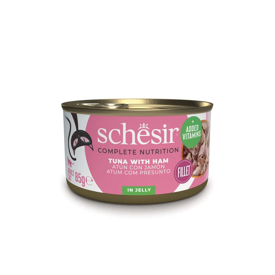 Imagen de Schesir Comida Húmeda de Atún con Jamón en Gelatina para Gatos
