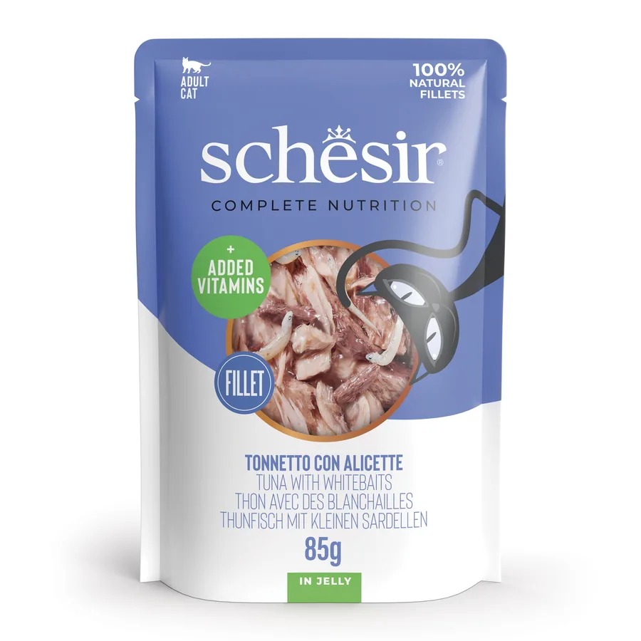 Imagen de Schesir Comida Húmeda de Atún con Anchoas para Gatos