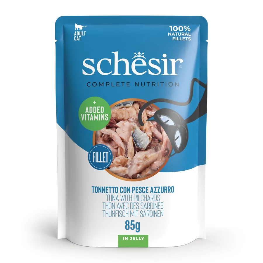 Imagen de Schesir Comida Húmeda de Atún con Sardina para Gatos